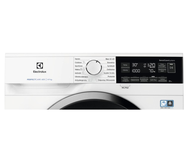 Pralka Electrolux EW6SN347SP SensiCare 600 Slim 7kg 1400obr SensiCare SoftPlus Eco TimeManager - 1034489 - zdjęcie 3